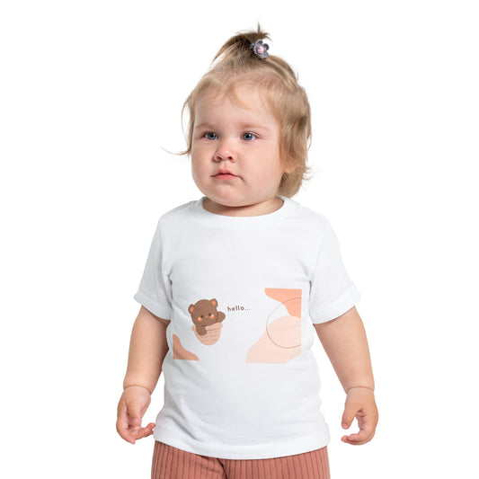 Cute Baby T-Shirt with Bear Design