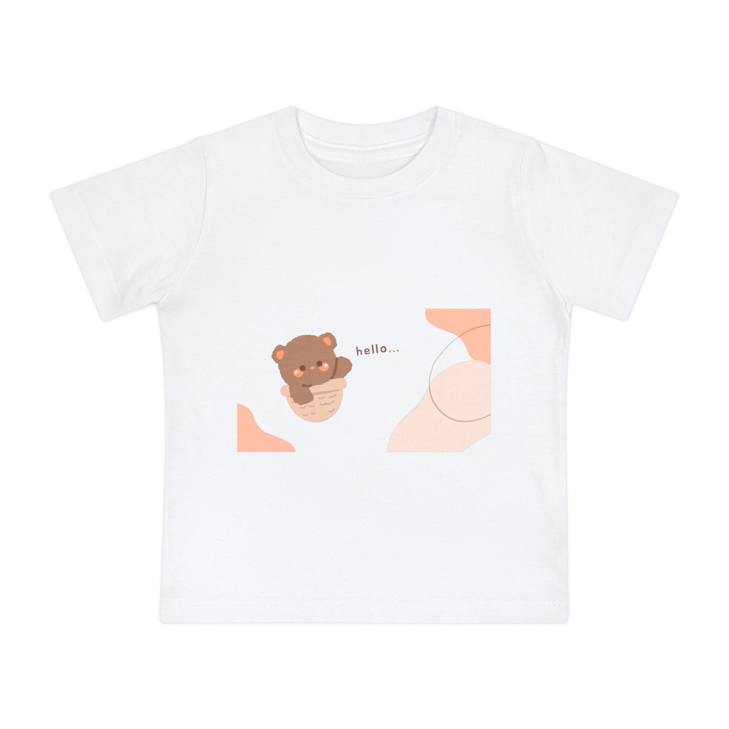 Cute Baby T-Shirt with Bear Design